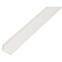 ALBERTS Winkelprofil, ungleichschenklig, L 2000mm, Kunststoff weiß Produktbild