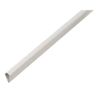 ALBERTS Klemmprofil, PVC weiß, LxBxS 1000 x 15 x 0,9 mm Produktbild