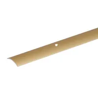Produktbild von ALBERTS - Übergangsprofil, gebohrt, Alu sand elox., LxBxS 900x30x1,0mm