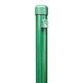 ALBERTS Zaunpf.,zinkp.grün Kst.b.,Länge 2500mm,Pfostenst. Ø48mm,Geflechth. 2000mm Produktbild