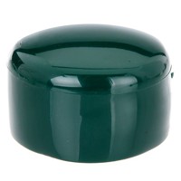 Produktbild von Alberts - Pfostenkappe für runde Metallpfosten, Kst., grün, für Pfosten Ø48 mm,
