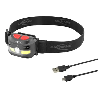 Produktbild von ANSMANN® - Stirnlampe HD250RS wiederaufladbar