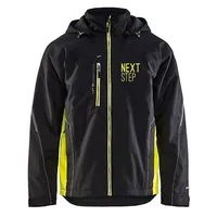 Produktbild von atlas® - PROFI-REGEN SHELL JACKE schwarz/gelb, Größe XL