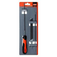 Produktbild von BAHCO® - ERGO™-Kettensägefeilensatz mit Zweikomponenten-Griff, 4,8 x 200 mm