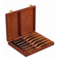 Produktbild von BAHCO® - Stechbeitelsatz mit gummiertem Griff 6–32 mm – 6-teilig/Holzkiste