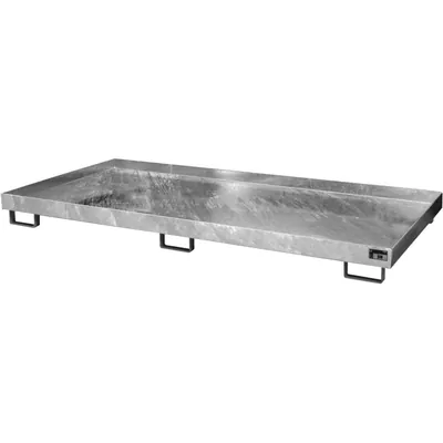Produktbild von BAUER - Regalwanne ohne Gitterrost, verzinkt, 1750 x 1300 x 250mm