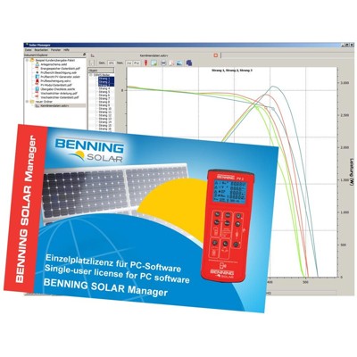 Produktbild von BENNING - SOLAR Manager PC-Software