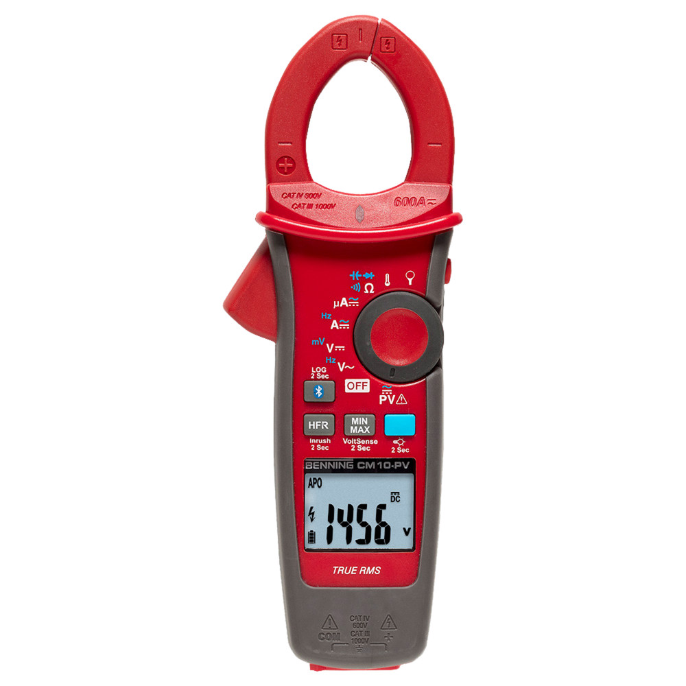 BENNING TRUE RMS Stromzangen-Multimeter CM 10-PV Produktbild img2 L