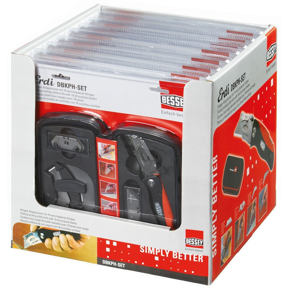 BESSEY® Klingen-Klappmessersatz Nylonmappe Produktbild img3 L