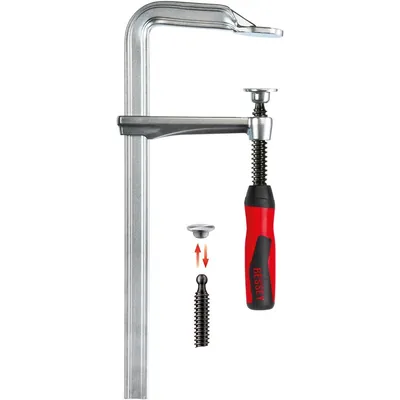 Produktbild von BESSEY® - Ganzstahl-Schraubzwinge 120x 60mm 2K-Gr