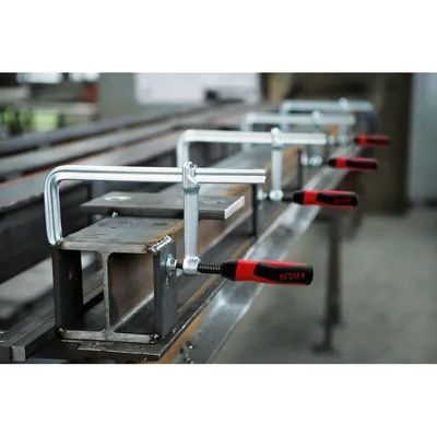 Produktbild von BESSEY® - Ganzstahl-Schraubzwinge 120x 60mm 2K-Gr