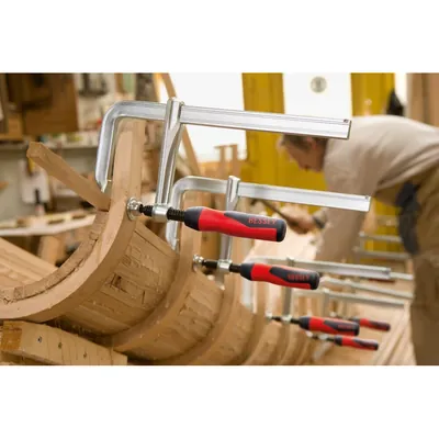Produktbild von BESSEY® - Ganzstahl-Schraubzwinge 120x 60mm 2K-Gr