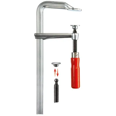 Produktbild von BESSEY® - Ganzstahl-Schraubzwinge 120x 60mm