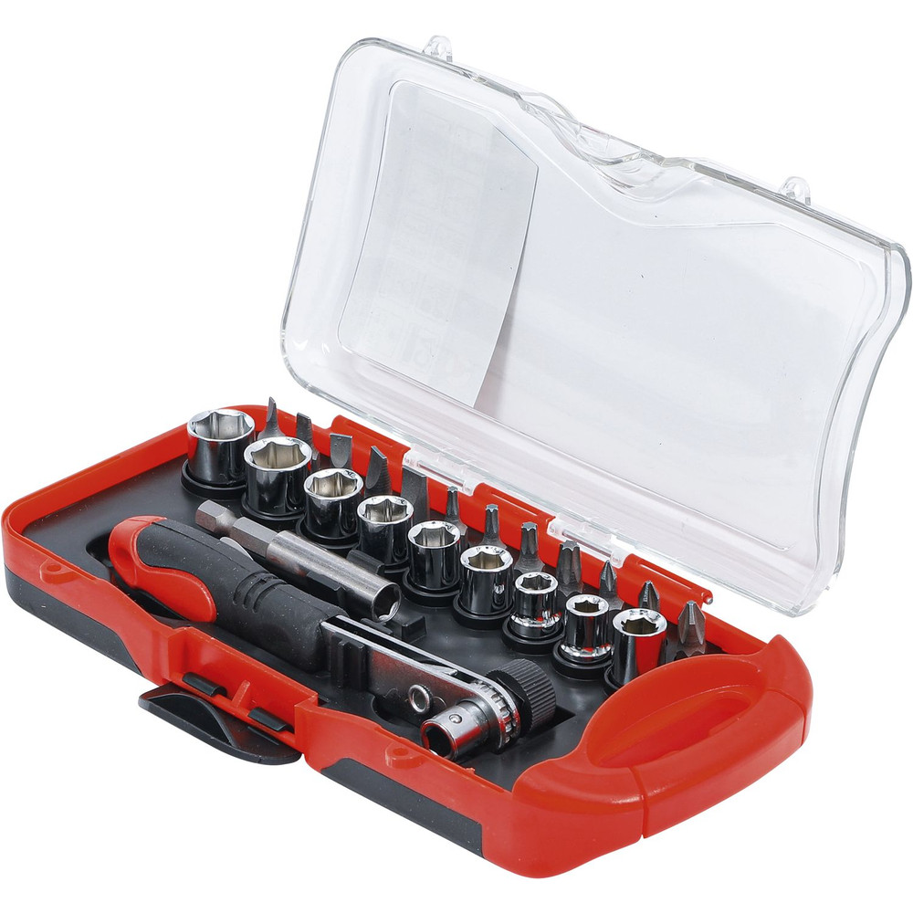 BGS Diy Bit-/Steckschlüssel-Einsatz-Satz mit Bit-Knarre 23-teilig Produktbild img3 L