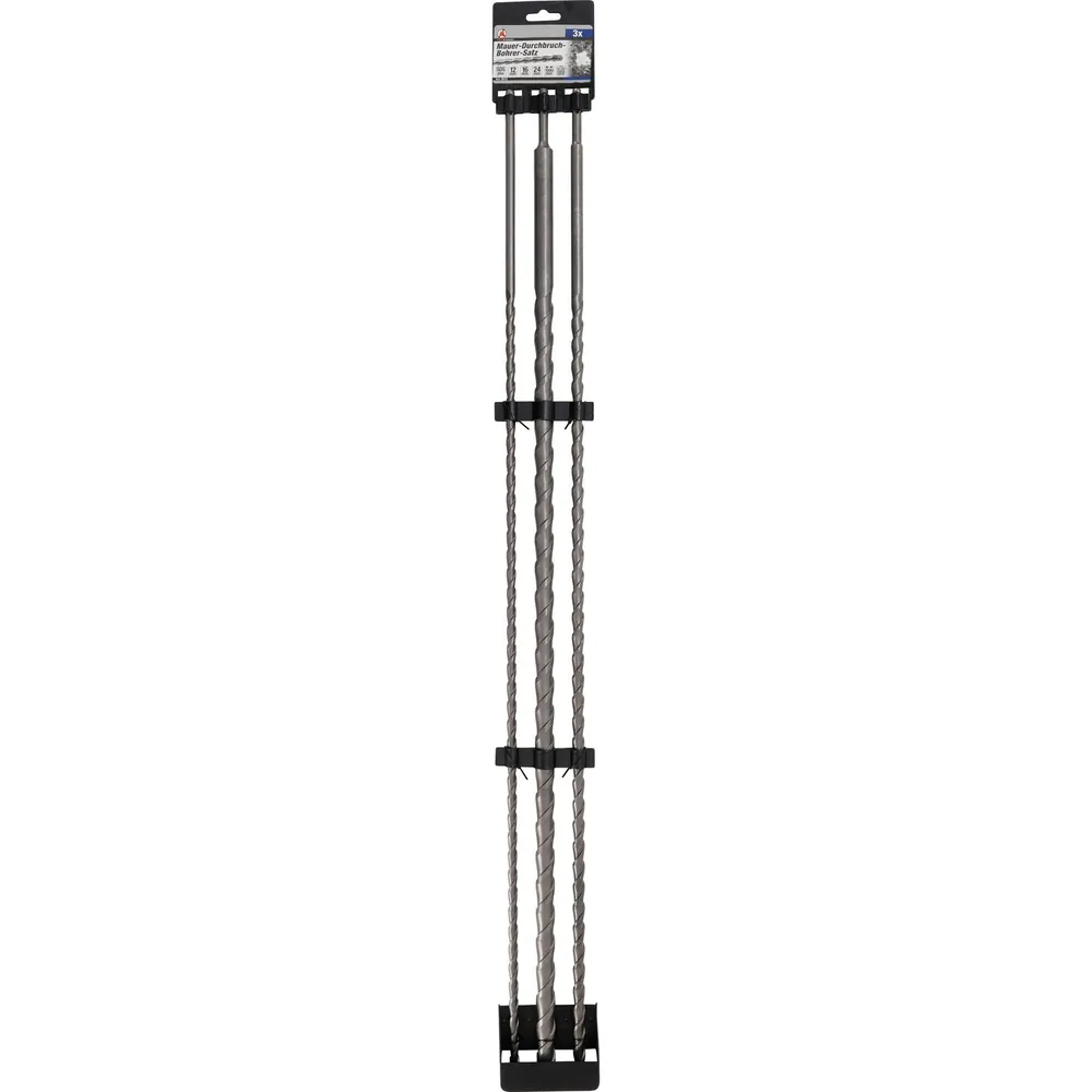 BGS Diy Mauer-Durchbruch-Bohrer-Satz SDS-Schaft 12 / 16 / 24mm 3-teilig Produktbild img2 L