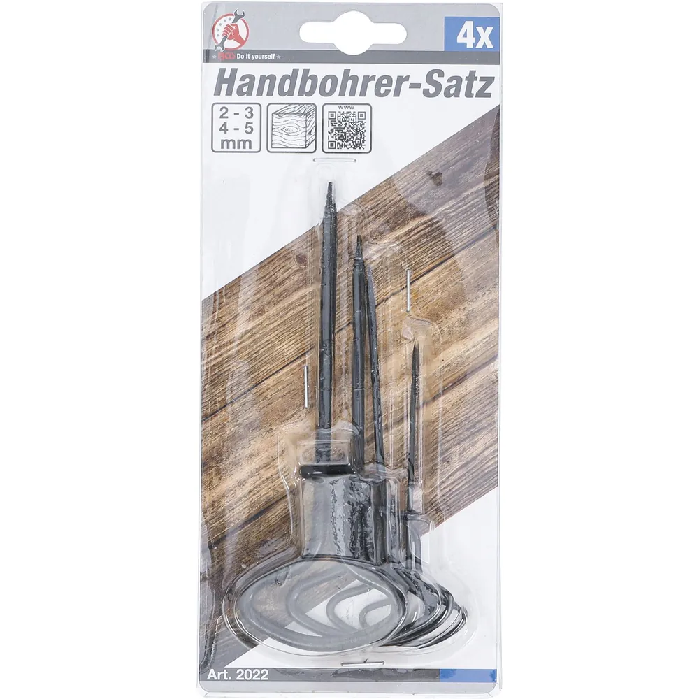 BGS Diy Handbohrer-Satz 2 - 5mm 4-teilig Produktbild img2 L