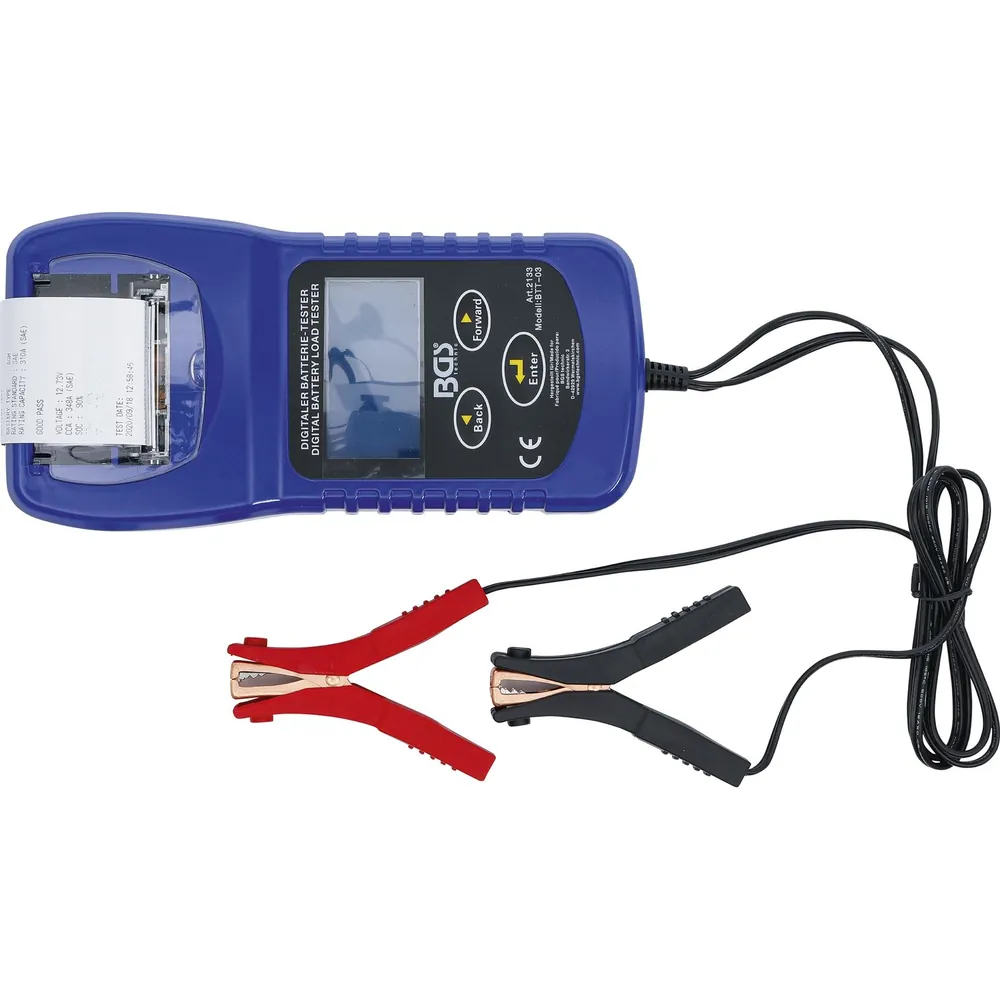 BGS Digitaler Batterie- und Ladesystem-Tester | mit Drucker Produktbild img7 L