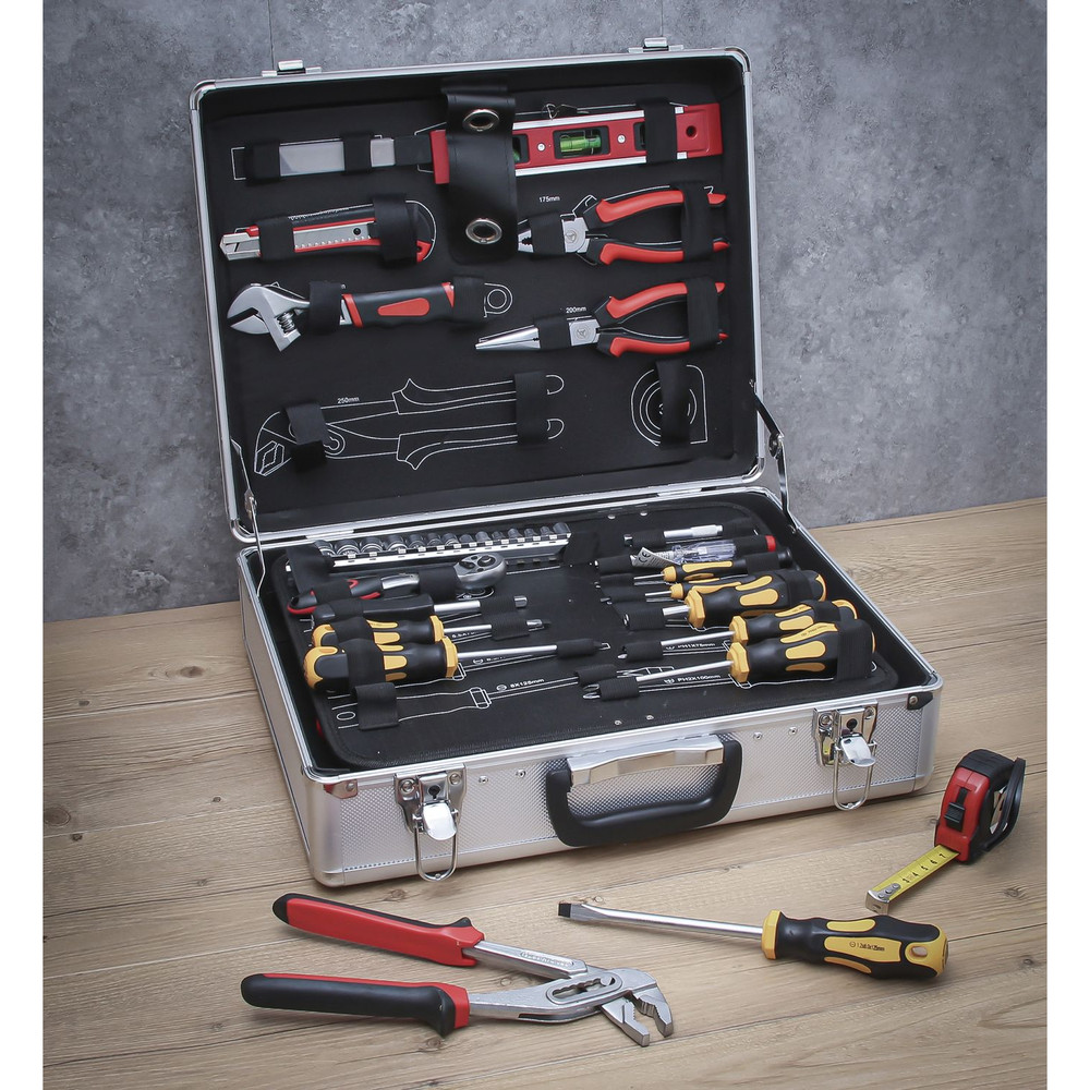BGS Diy Werkzeug-Satz im Alukoffer 129-teilig Produktbild img3 L