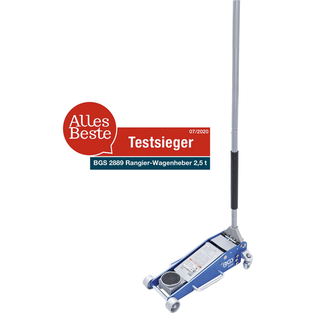 BGS Rangier-Wagenheber | hydraulisch | Aluminium-Stahl-Konstruktion | 2,5 t Produktbild img3 L