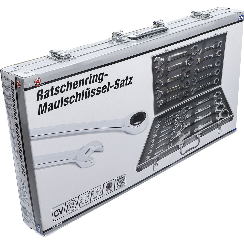 BGS Diy Ratschenring-Maulschlüssel-Satz SW 6 - 32mm 22-teilig Produktbild img2 L