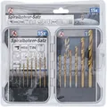BGS Diy HSS-Spiralbohrer-Satz titan-nitriert 1,5 - 10mm 15-teilig Produktbild img2 S