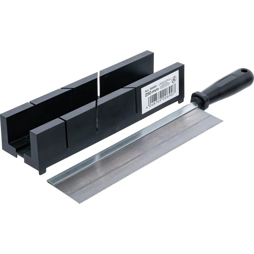 BGS Diy Kunststoff-Gehrungslade 245 x 65 x 48mm mit Feinsäge Produktbild img2 L