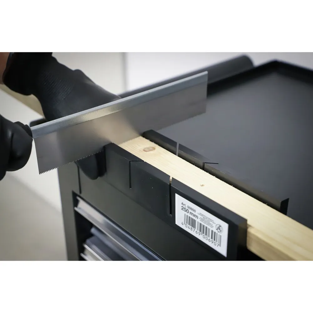 BGS Diy Kunststoff-Gehrungslade 245 x 65 x 48mm mit Feinsäge Produktbild img6 L