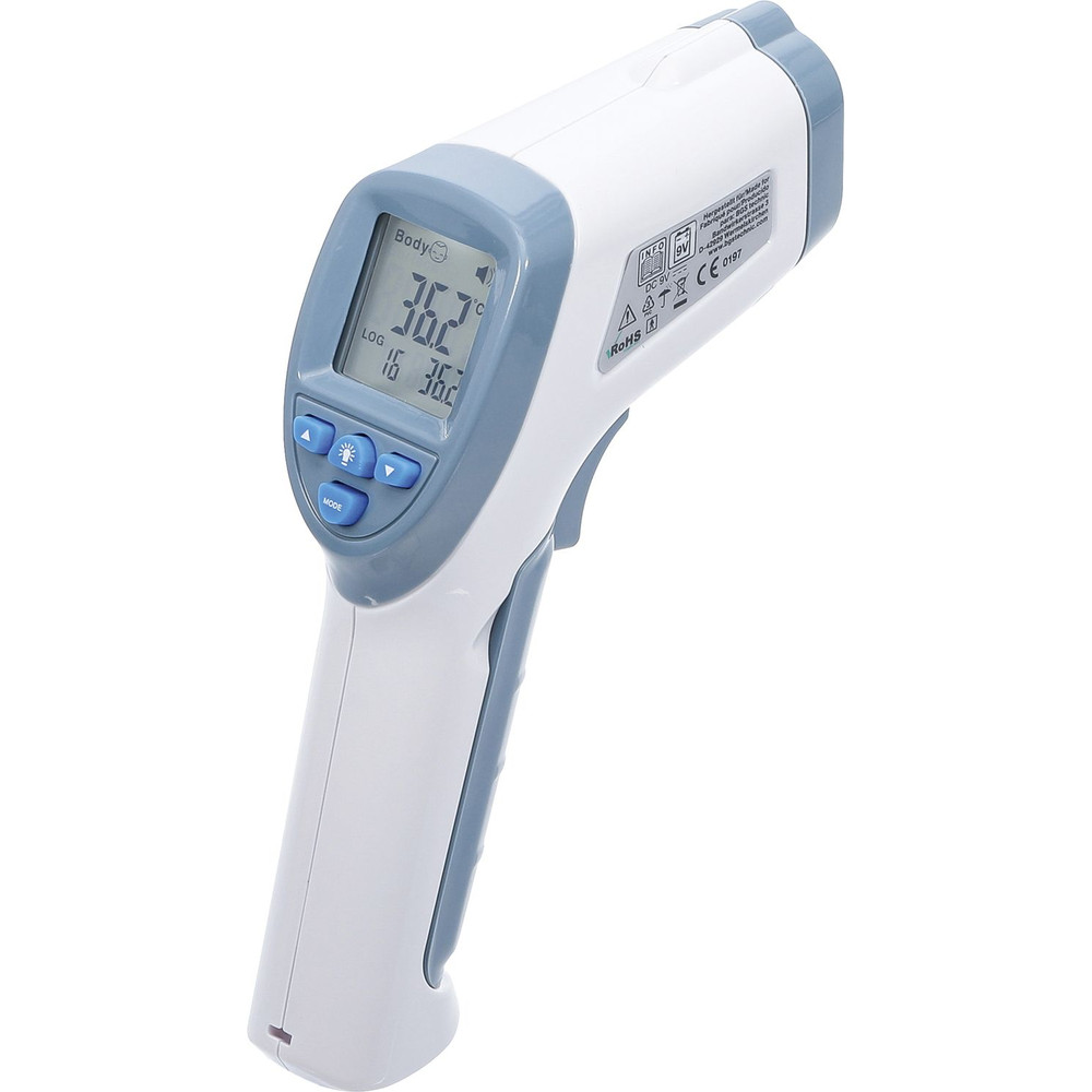 BGS Stirn-Fieber-Thermometer | kontaktlos, Infrarot | für Personen + Objekt-Messung | 0 - 100° Produktbild img1 L