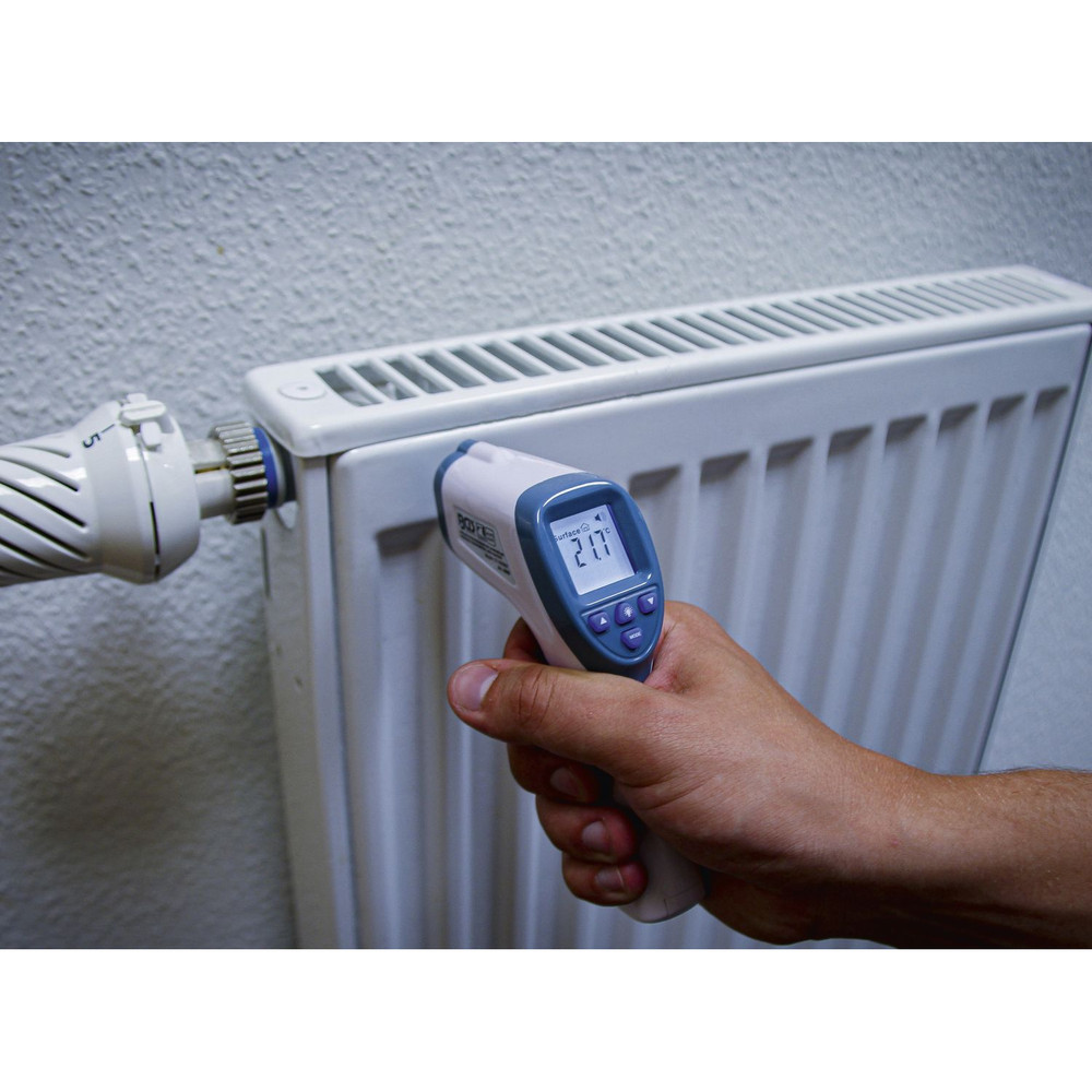 BGS Stirn-Fieber-Thermometer | kontaktlos, Infrarot | für Personen + Objekt-Messung | 0 - 100° Produktbild img6 L