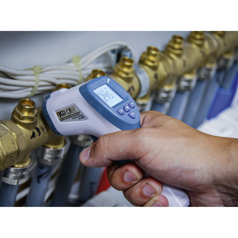BGS Stirn-Fieber-Thermometer | kontaktlos, Infrarot | für Personen + Objekt-Messung | 0 - 100° Produktbild img7 L