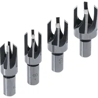 BGS Diy Zapfenbohrer-Satz 6 - 8 - 10 - 13mm 4-teilig Produktbild