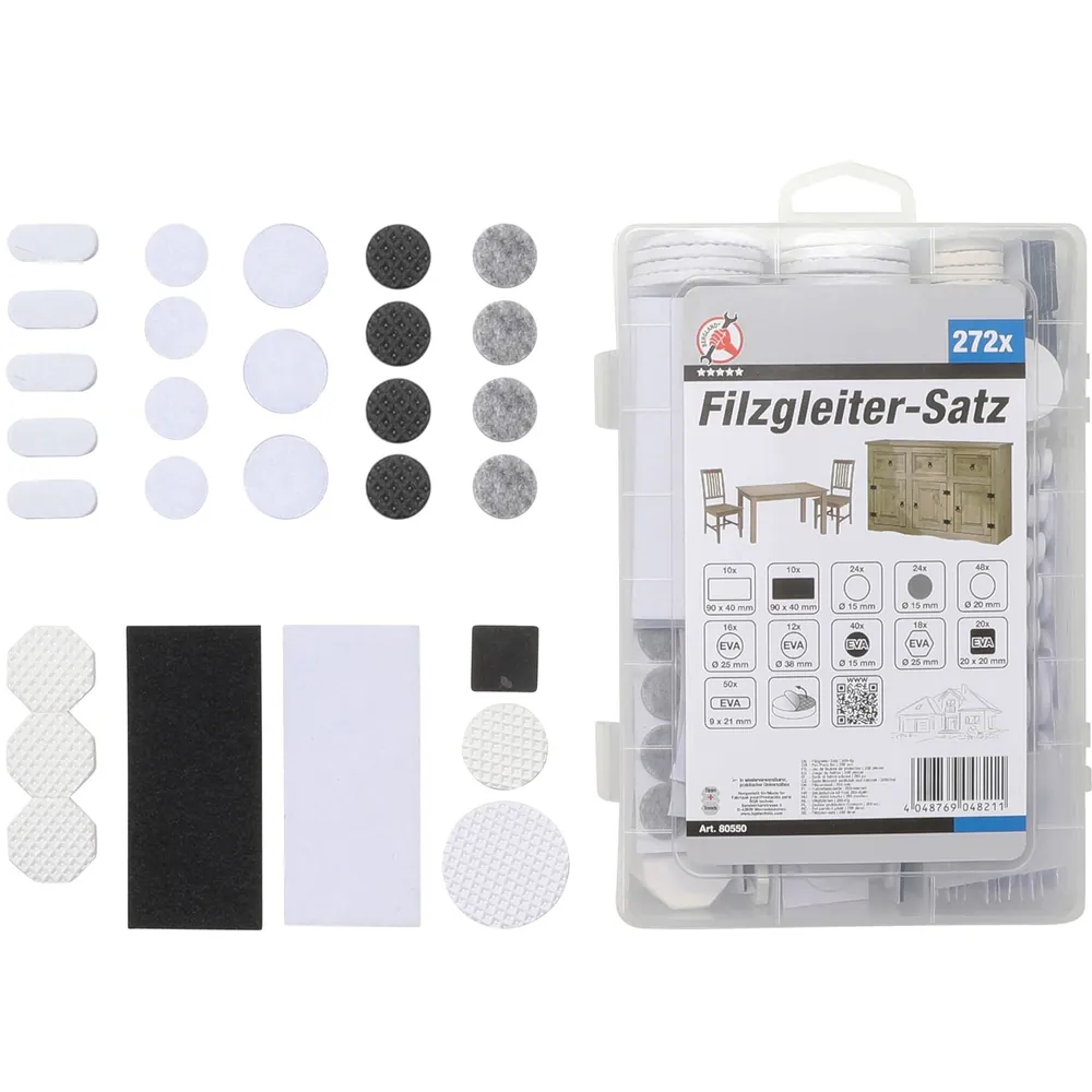 BGS Diy Filzgleiter-Satz selbstklebend 272-teilig Produktbild img1 L