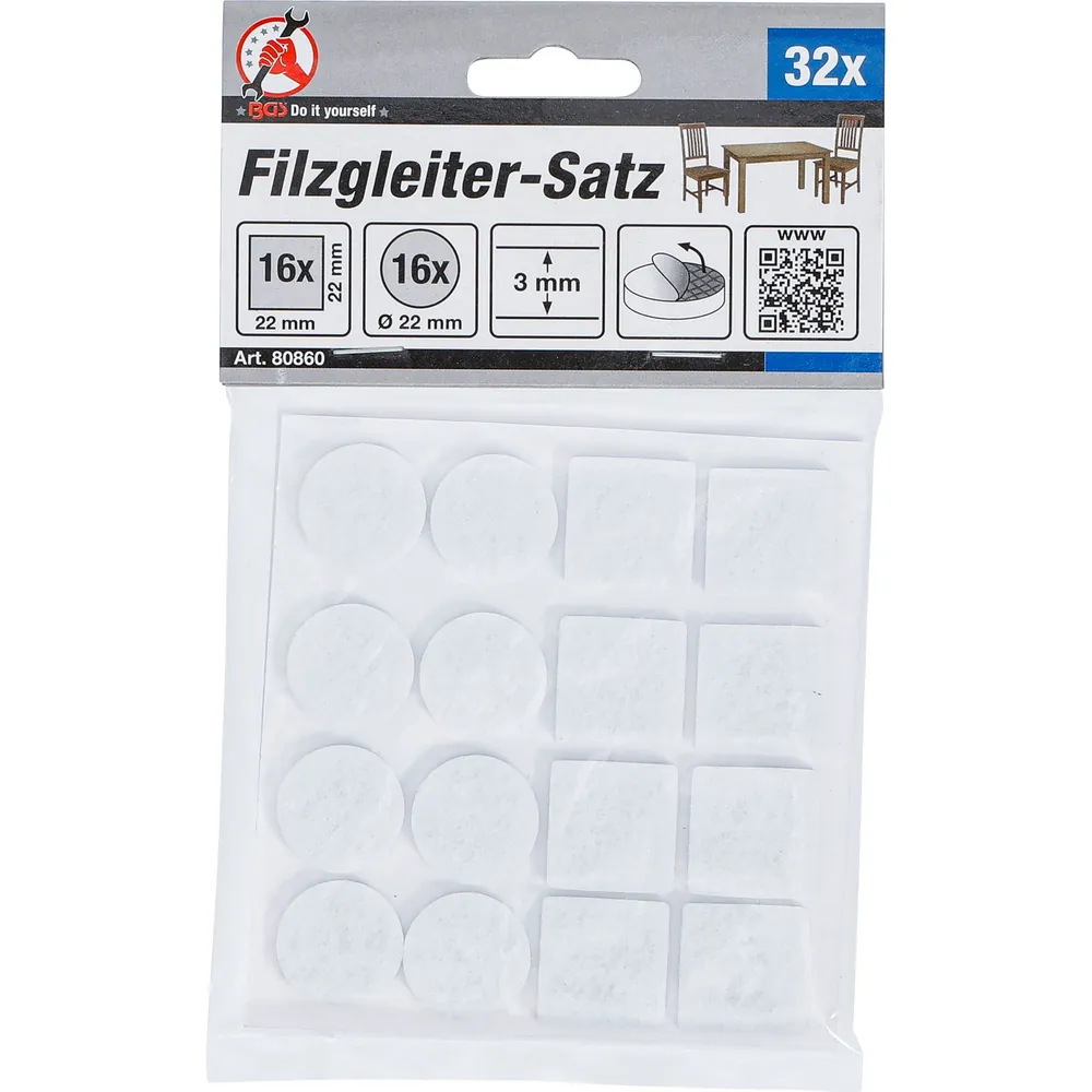 BGS Diy Filzgleiter-Satz weiß 32-teilig Produktbild img2 L