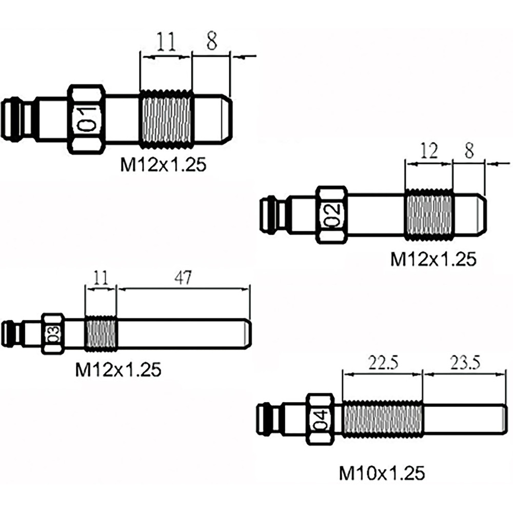 BGS Kompressionstester-Satz für Benzin- und Dieselmotoren Produktbild img2 L