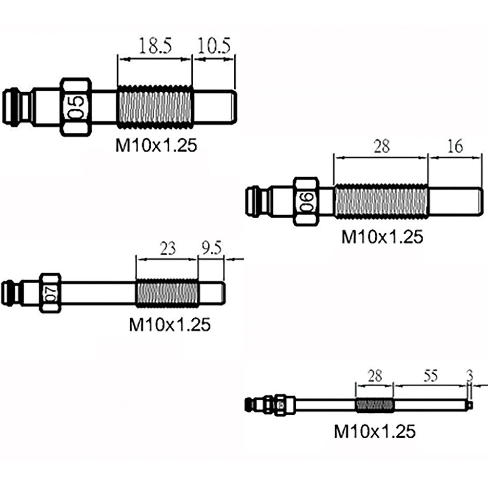 BGS Kompressionstester-Satz für Benzin- und Dieselmotoren Produktbild img3 L