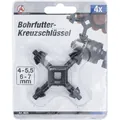 BGS Diy Bohrfutter-Kreuzschlüssel universal ø4 / 5,5 / 6 / 7mm Produktbild img2 S