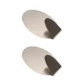 BGS Diy Edelstahl-Klebehaken 45 x 70mm 1,5 kg 2-teilig Produktbild
