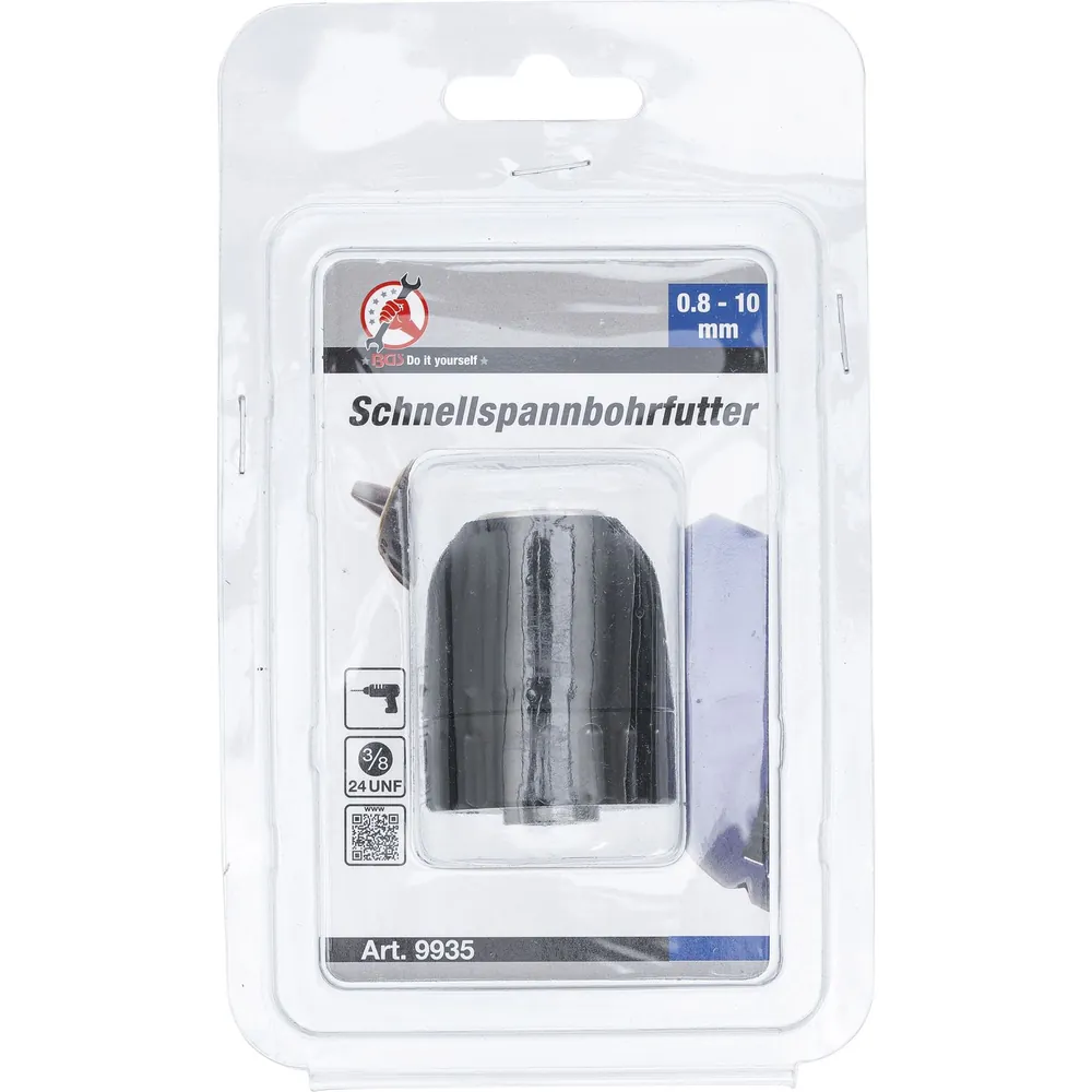 BGS Diy Schnellspannbohrfutter 0,8 - 10mm - 3/8" x 24 UNF Produktbild img2 L