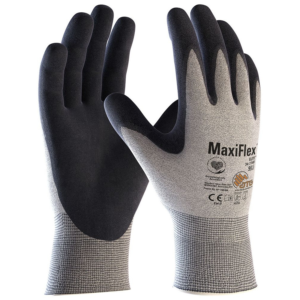 atg MaxiFlex® Elite™ ESD Nylon-Strickhandschuhe (34-774B) Produktbild img1 L