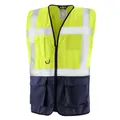 Produktbild von teXXor® - Warnschutz-Weste NEWCASTLE, warngelb/navy, Größe XXL