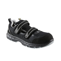 ruNNex® Sicherheitsklettsandalen FlexStar 5116, S1PS ESD, schwarz/grau Produktbild