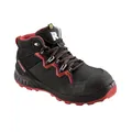 Produktbild von ruNNex® - Sicherheitsschnürstiefel TeamStar 5312, S3 ESD, schwarz/rot, Größe 36