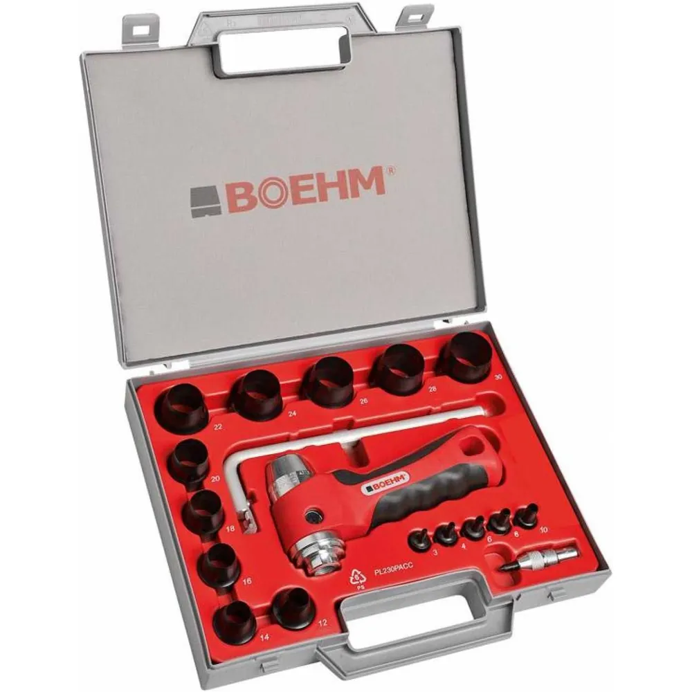 BOEHM Locheisensatz 3-30mm inkl. Halter Produktbild img1 L