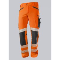 Produktbild von BP® - Superstretch-Warnschutzhose für Herren, warnorange/anthrazit, Größe 48l