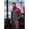 Produktbild von BP® - Arbeitsjacke 2435 820 5381, dunkel-grau/rot, Größe 44-46N