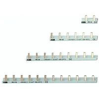 Produktbild von ABB - Phasenschiene 1ph 17,6mm Pro M 212mm 10mm² 63A Stift isoliert