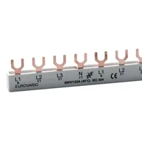 Produktbild von Doepke - Phasenschiene 4ph 17,5mm Eurovario 140mm 10mm² 120A Gabel isoliert