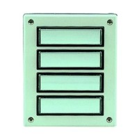 Produktbild von Grothe - Klingeltableau syst.unabh AP 4tast ws kst