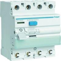 Produktbild von hager - FI-Schutzschalter A 4p 400V 40A 0,03A 4TE REG DIN-Schiene(REG) 1,5kA