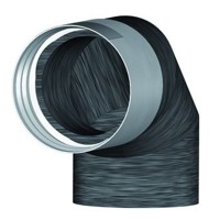 Produktbild von Helios Ventilatoren - Bogen 90°, DN125, m. Muffe